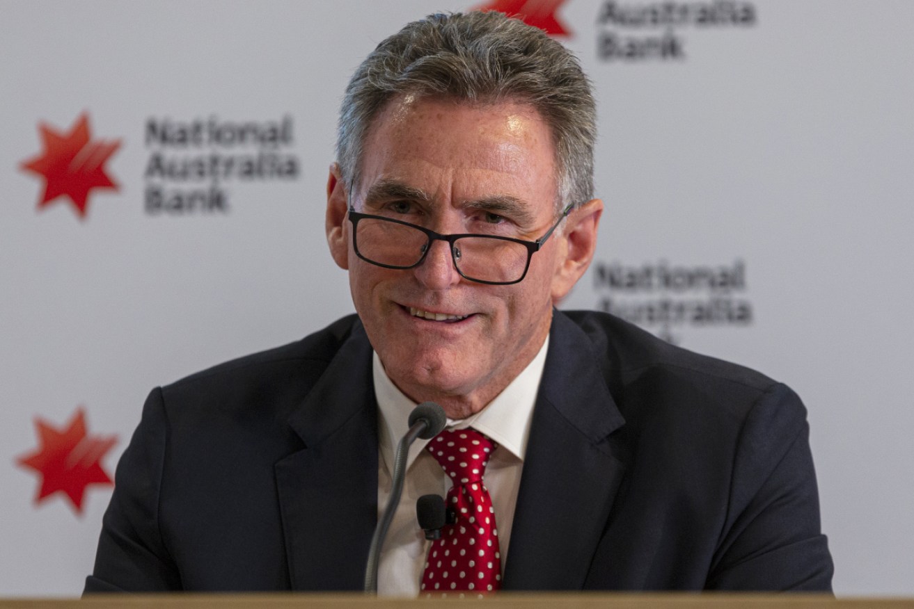 NAB CEO Ross McEwan sees a pick-up in activity after reporting growth across the bank's businesses. 