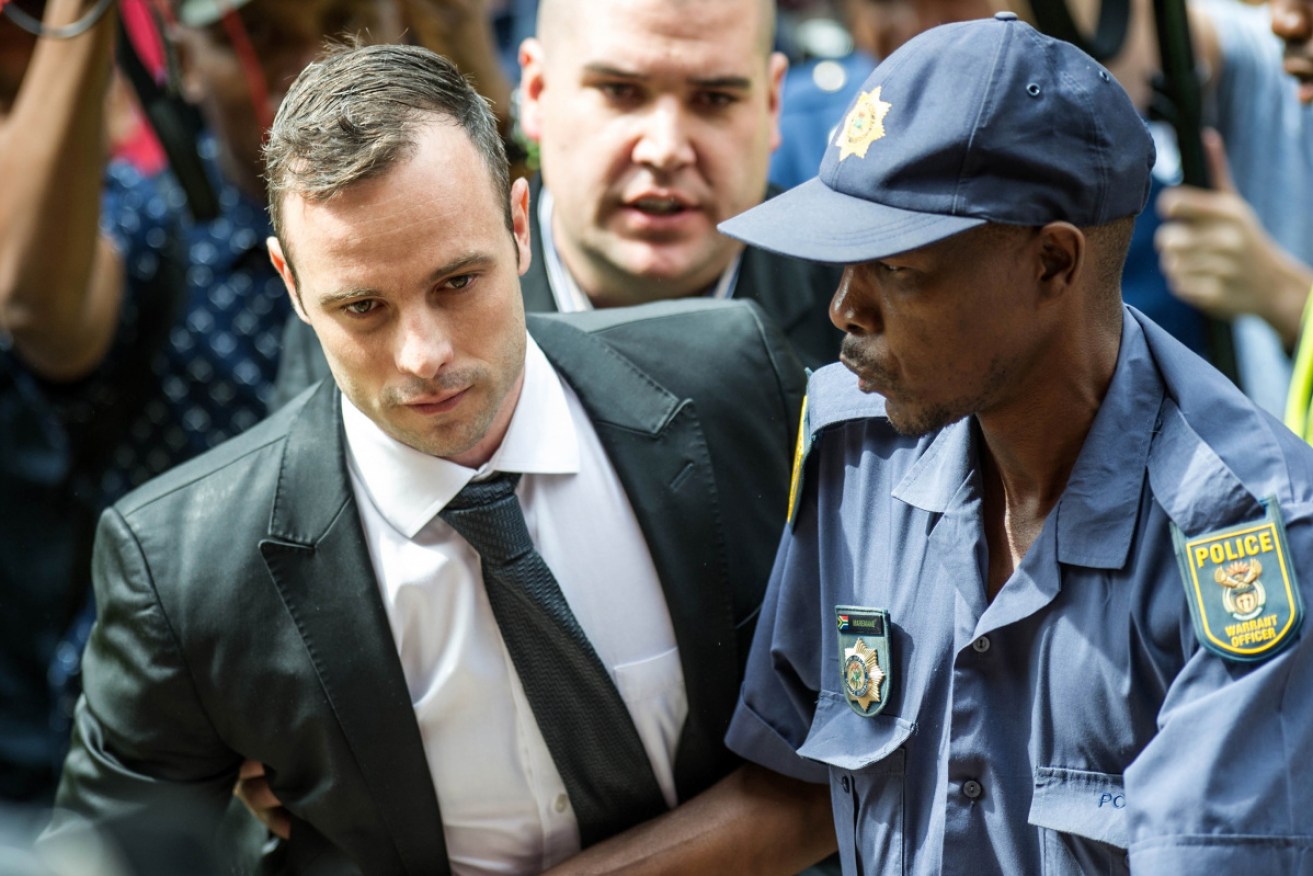 Oscar Pistorius was convicted of murder for shooting Reeva Steenkamp.