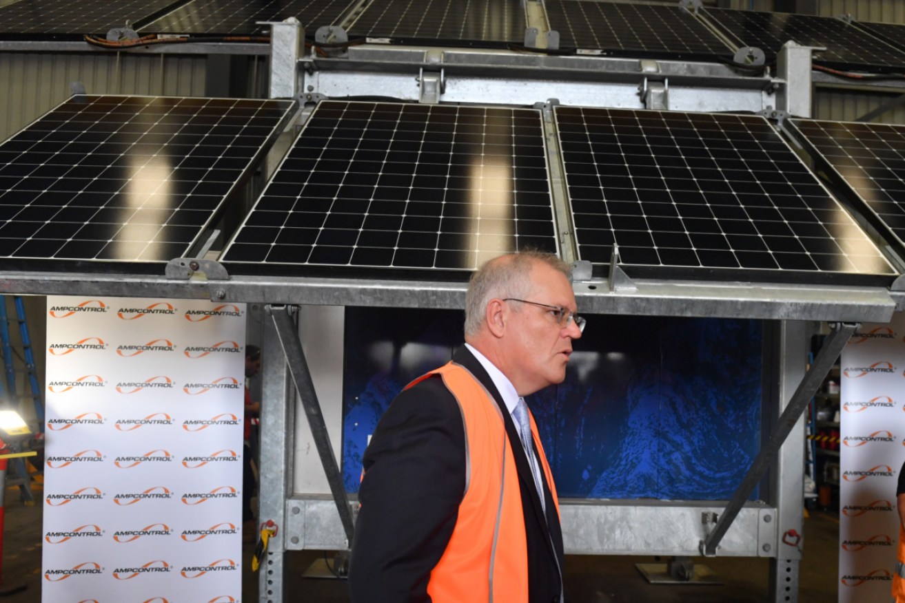 Scott Morrison’s love for coal has blinded him to revolutionary advances in the long-term storage of green energy. Photo: AAP