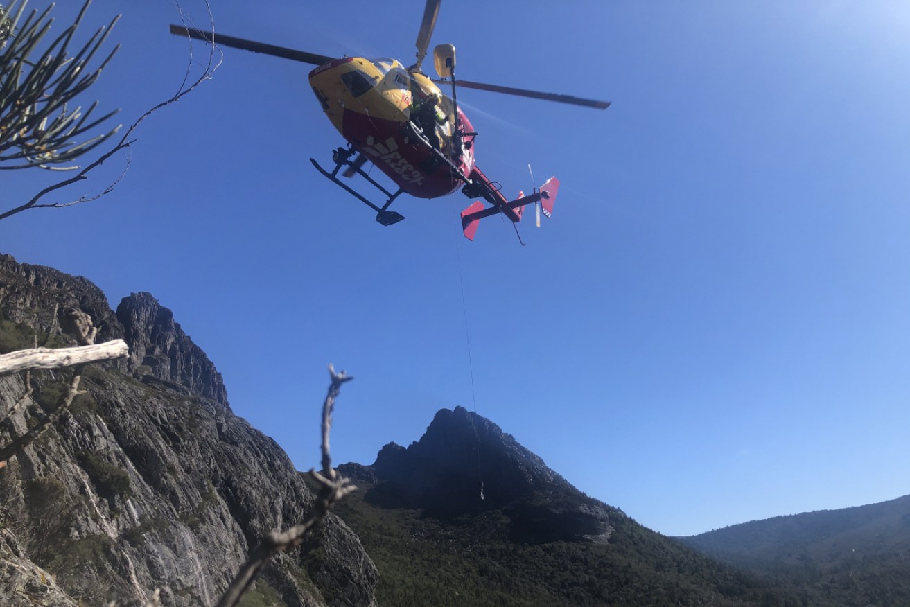 An aerial and sea search was sparked when two men failed to return to the Tasman Peninsula.