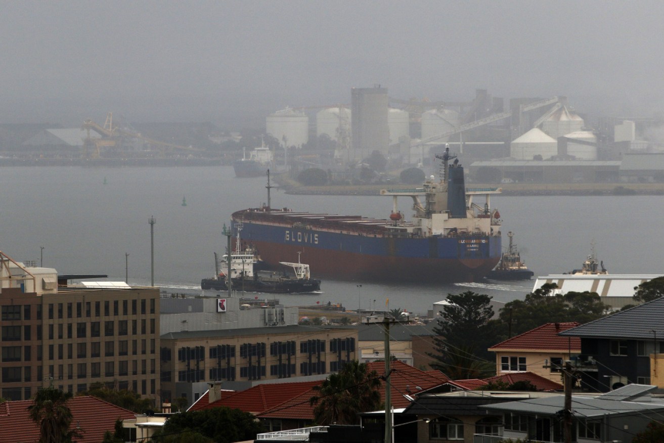 Protesters have repeatedly disrupted operations on the rail line around the Port of Newcastle.