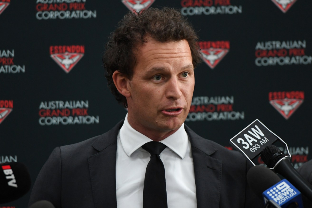 Xavier Campbell has quit as Essendon chief executive just days after the Bombers sacked their coach.