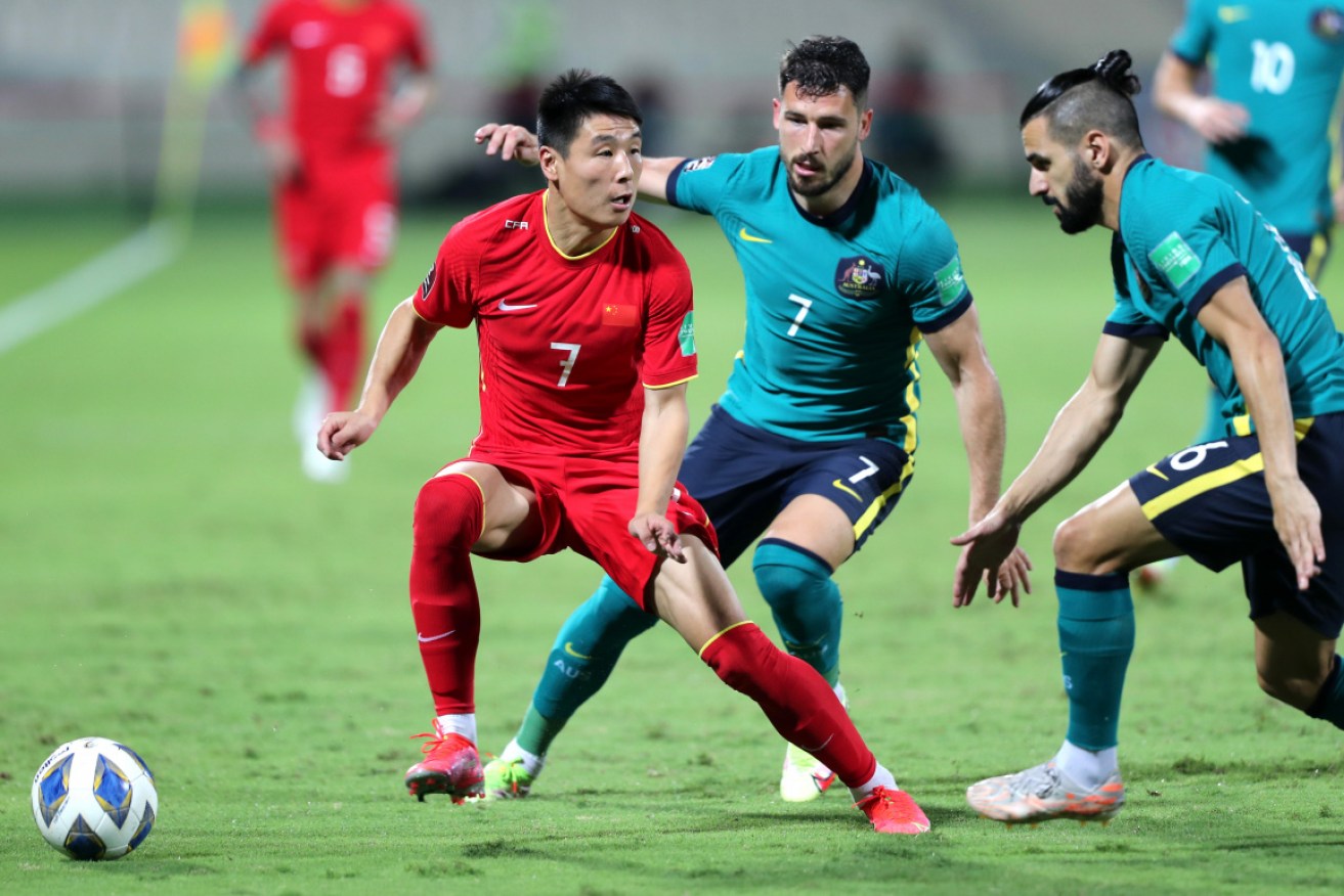 China failed to threaten in the early stages of the second-half, but Australia's failure to extend their lead was punished with 20 minutes to go.