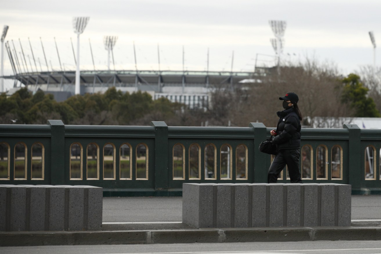 The MCG has had flammable cladding removed, but many other affected buildings in Victoria have not. 