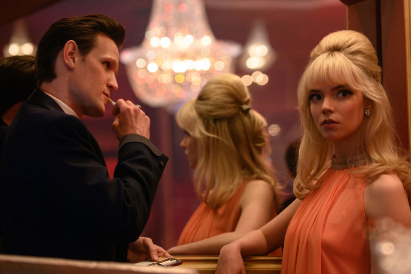 Back to the '60s: Matt Smith as the suave manager Jack and Anya Taylor-Joy as Sandie in Last Night in Soho. 
