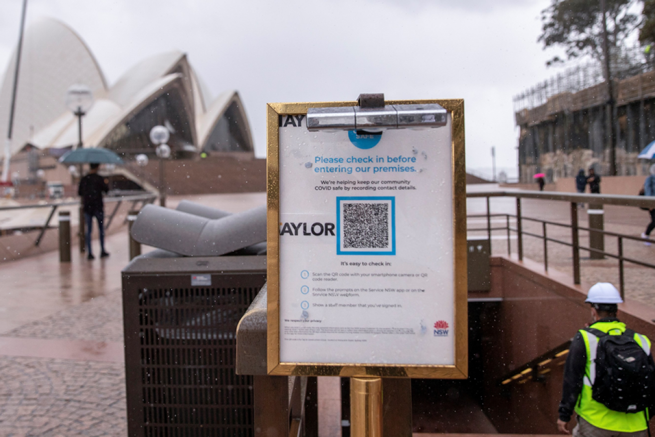 Most QR check-ins have been dumped under a widespread easing of virus rules in NSW>