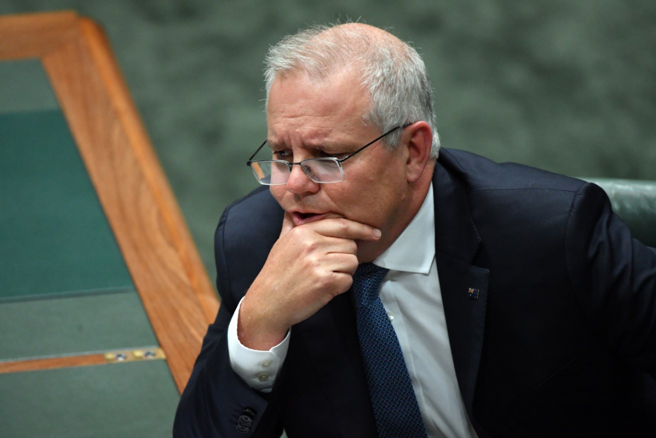 Scott Morrison in Question Time on Monday. 