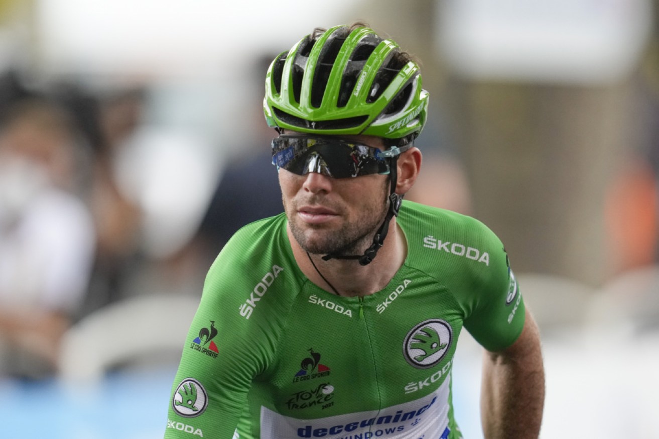 Britain's Mark Cavendish suffered broken ribs and a collapsed lung during a track crash in Belgium. 