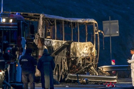 At least 45 killed in flaming bus crash in Bulgaria