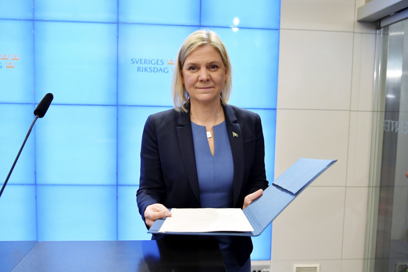 Former finance minister Magdalena Andersson has become Sweden's first female prime minister. 