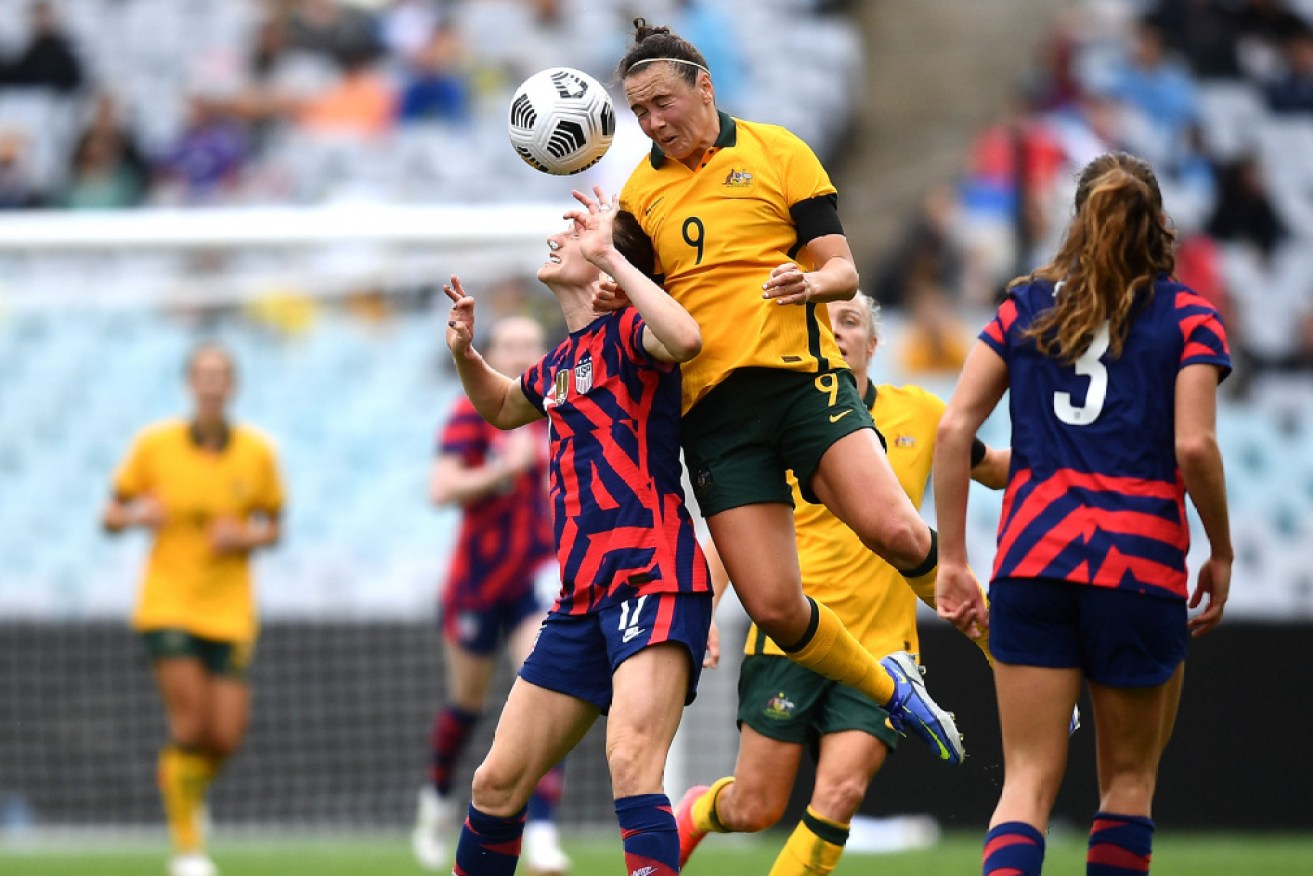 Caitlin Foord says the Matildas have a point to prove in their next friendly against the USA.
