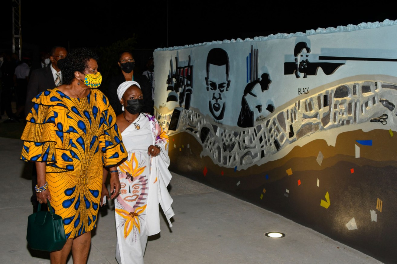 President-elect Dame Sandra Mason (left) will be sworn in on Tuesday.