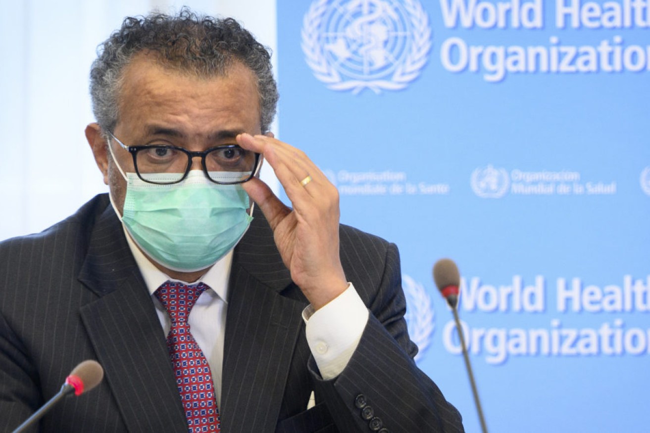WHO director-general Tedros Adhanom Ghebreyesus says Omicron shows COVID-19 is 'not done with us'.