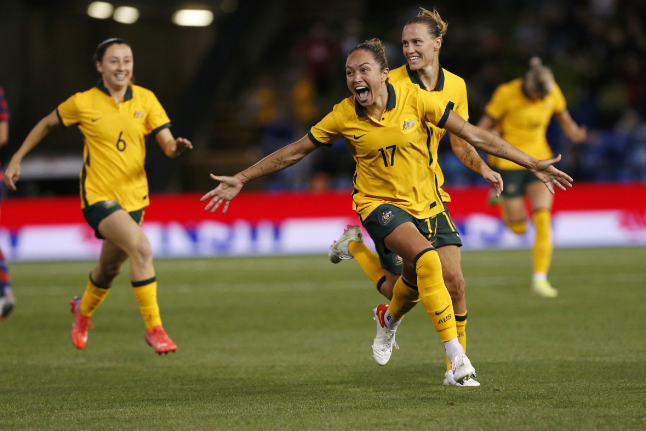 Kyah Simon scored in the 88th minute to earn the Matildas a 1-1 draw with the US in Newcastle. 