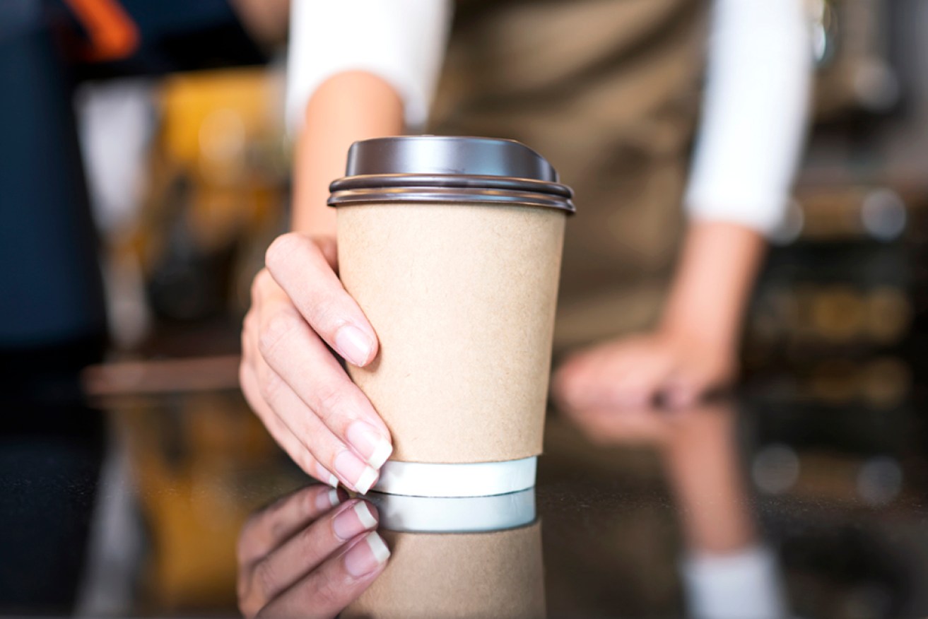 Singe-use cups like this are on their way out in NSW.