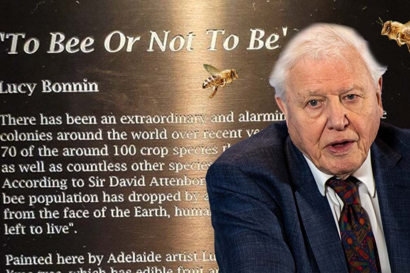 Sir David Attenborough sent a letter requesting his misquotation about bees be taken down.