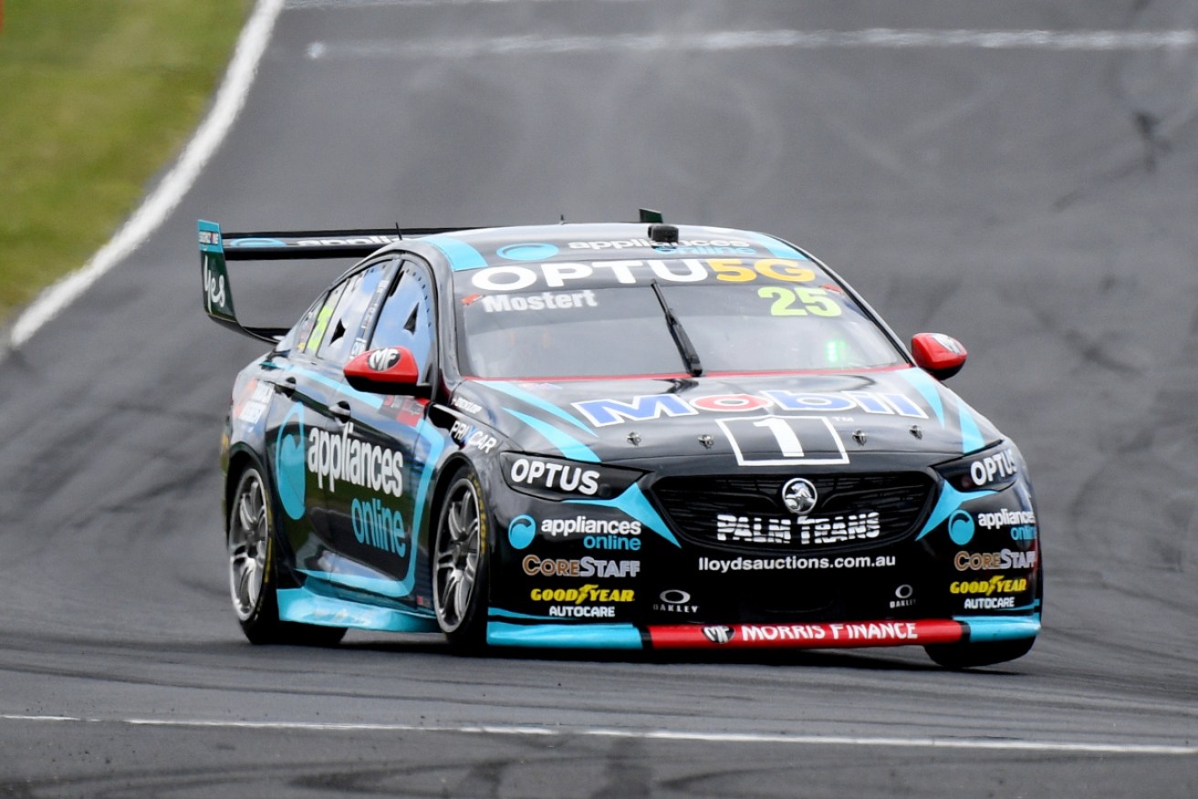 Chaz Mostert and Lee Holdsworth win the Bathurst 1000 on Sunday.