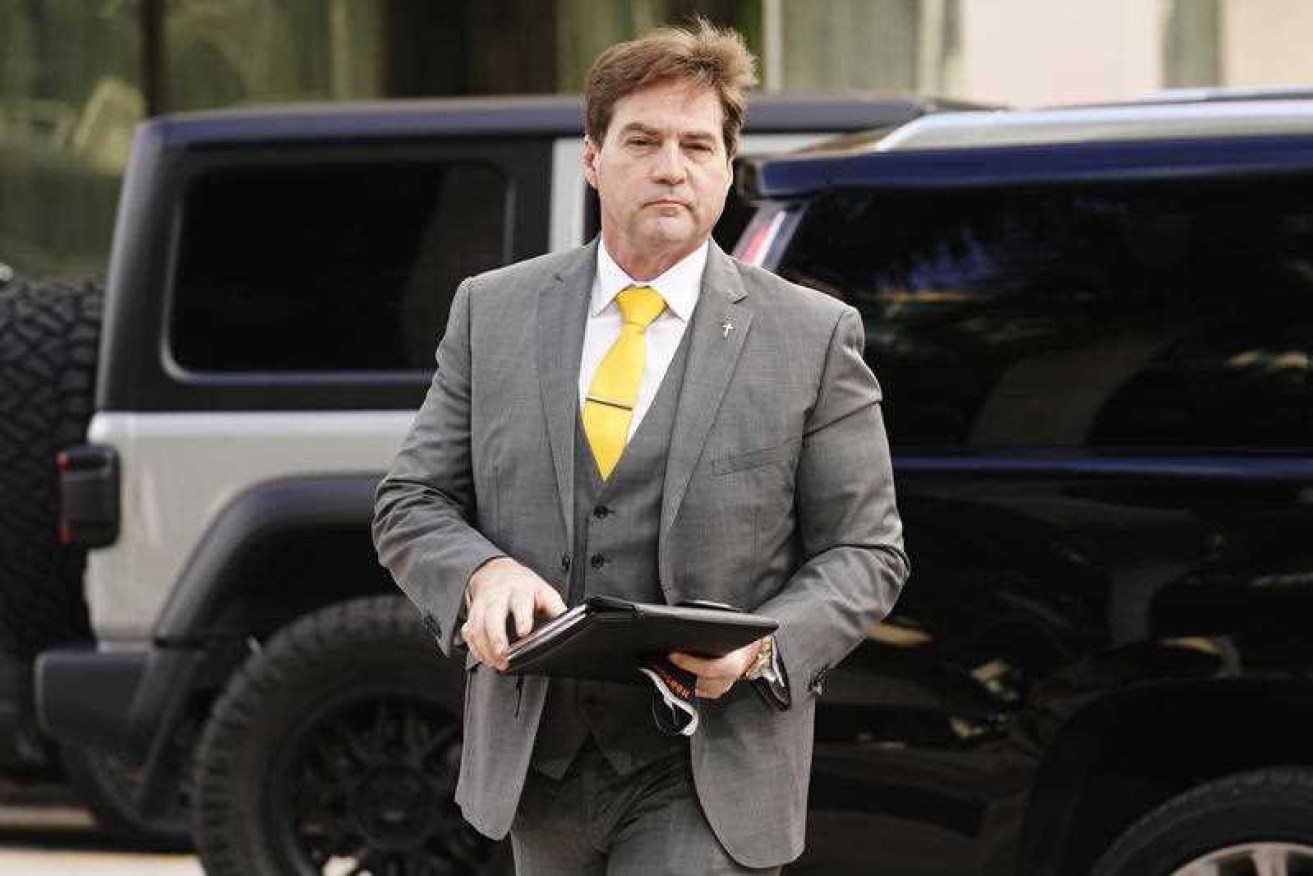 Craig Wright arrives at court in Miami ahead of a verdict in his civil action with the Kleiman family.