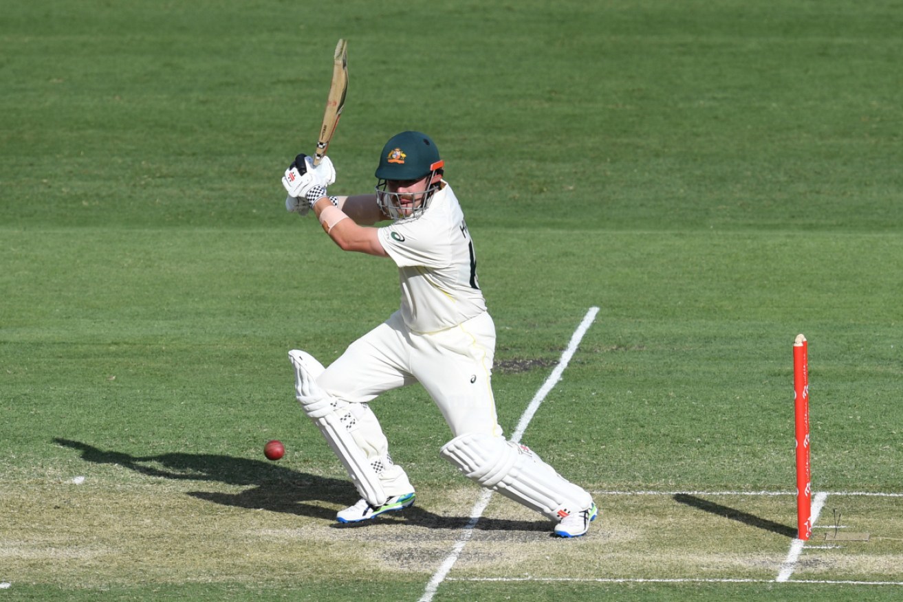 Travis Head delivered a master class in batting on a treacherously grassy wicket.