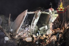 Search for survivors under building rubble
