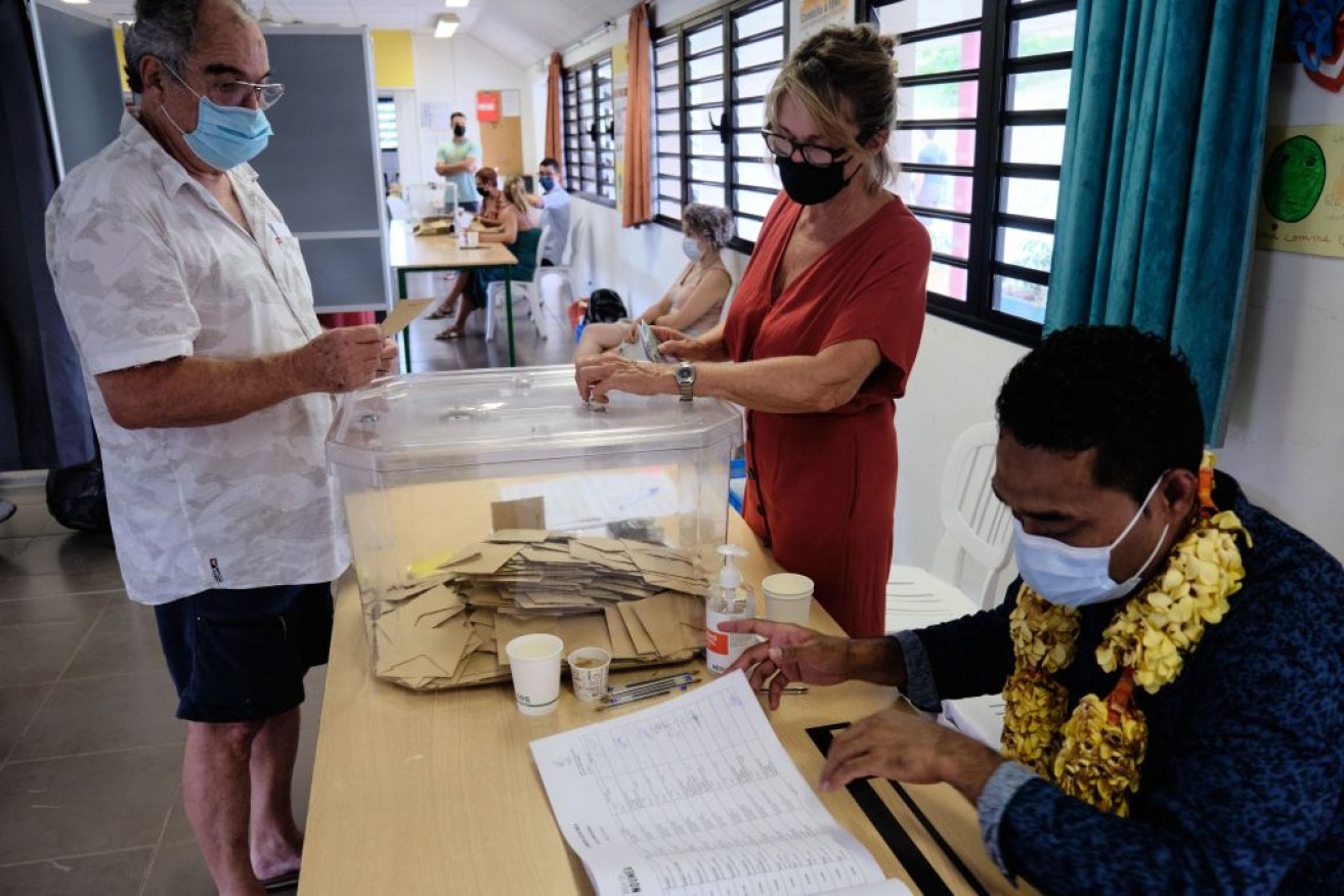 Fewer than 50 per cent of the population voted in the referendum on whether New Caledonia should separate from France. 