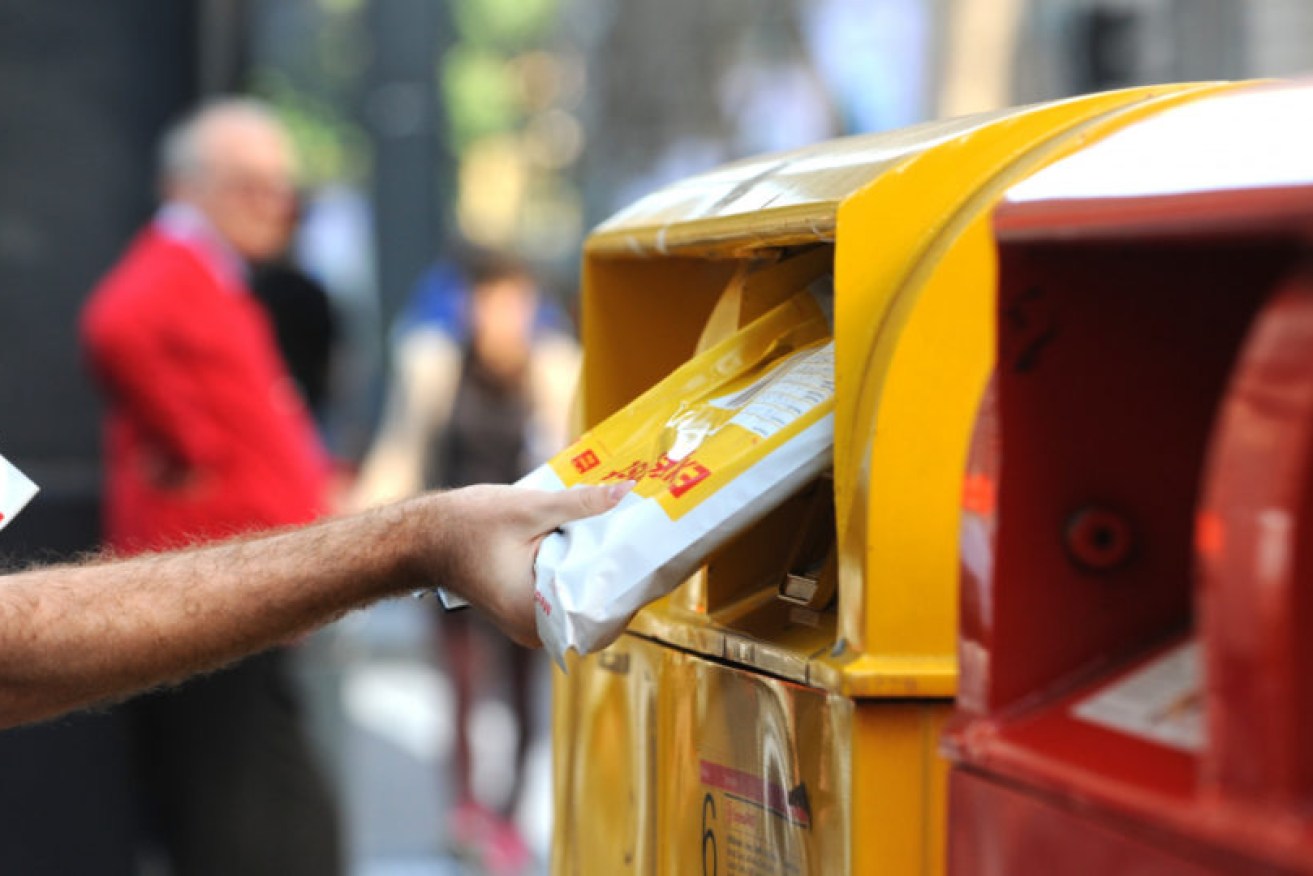 Australians must now send parcels by Express Post to ensure they arrive on time.