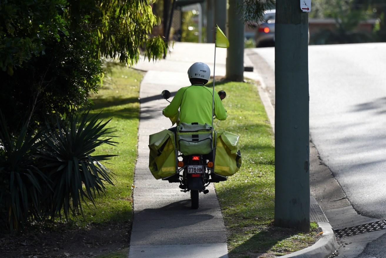 Australia Post says it is on track to have all motorbikes phased out of the fleet by 2025.