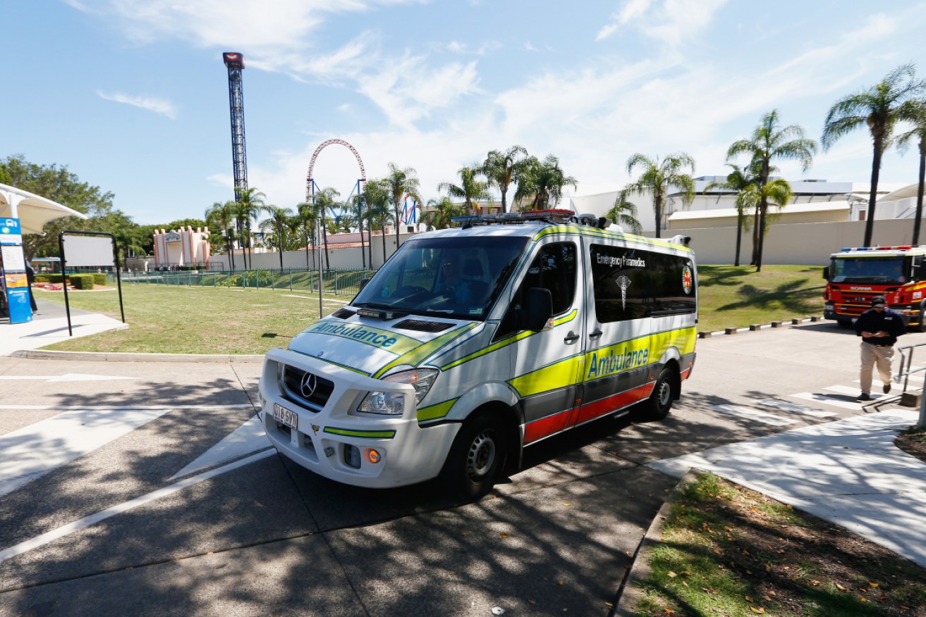 Two Queensland paramedics were allegedly assaulted when responding to a call.