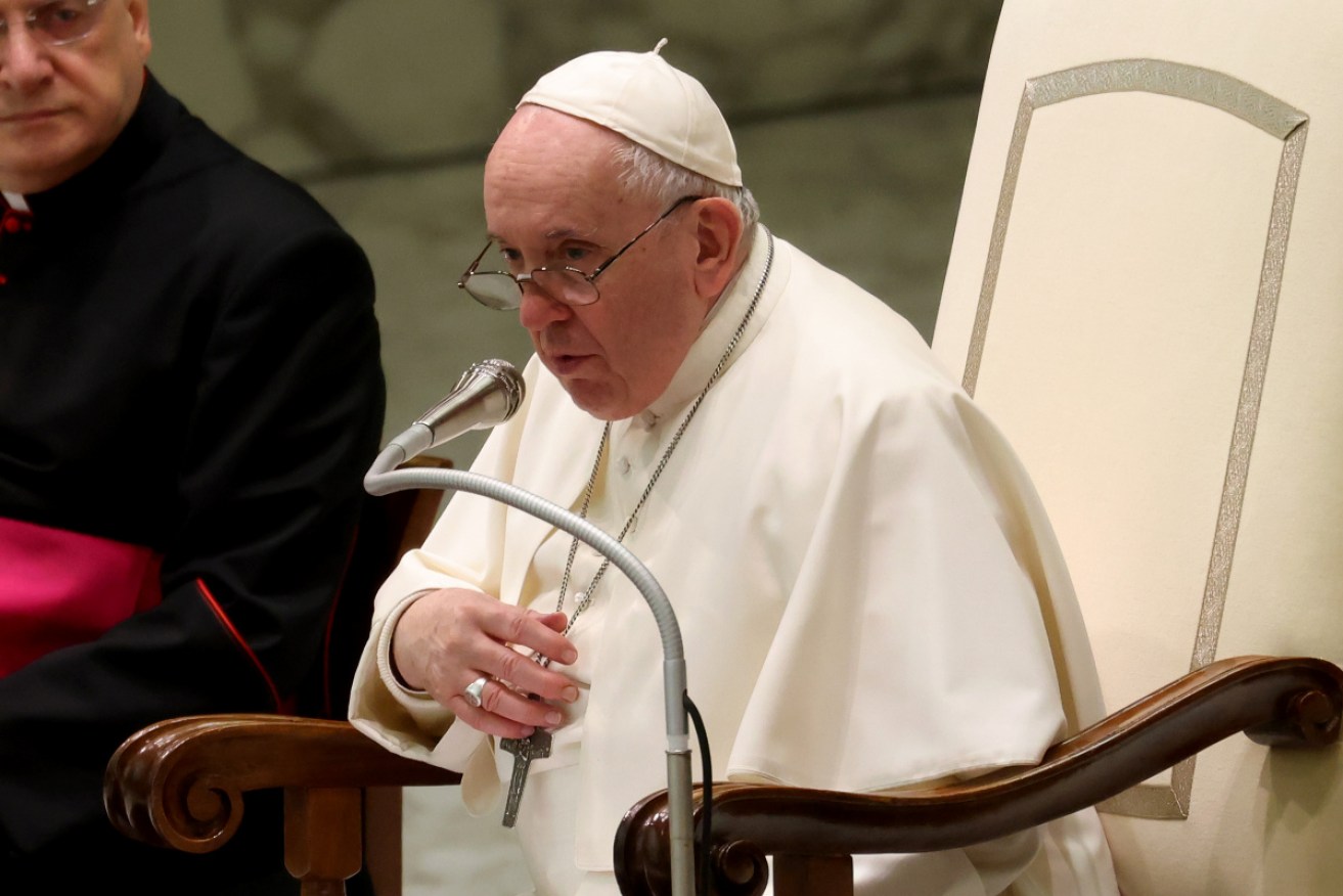 Pope Francis has spoken out against domestic violence.