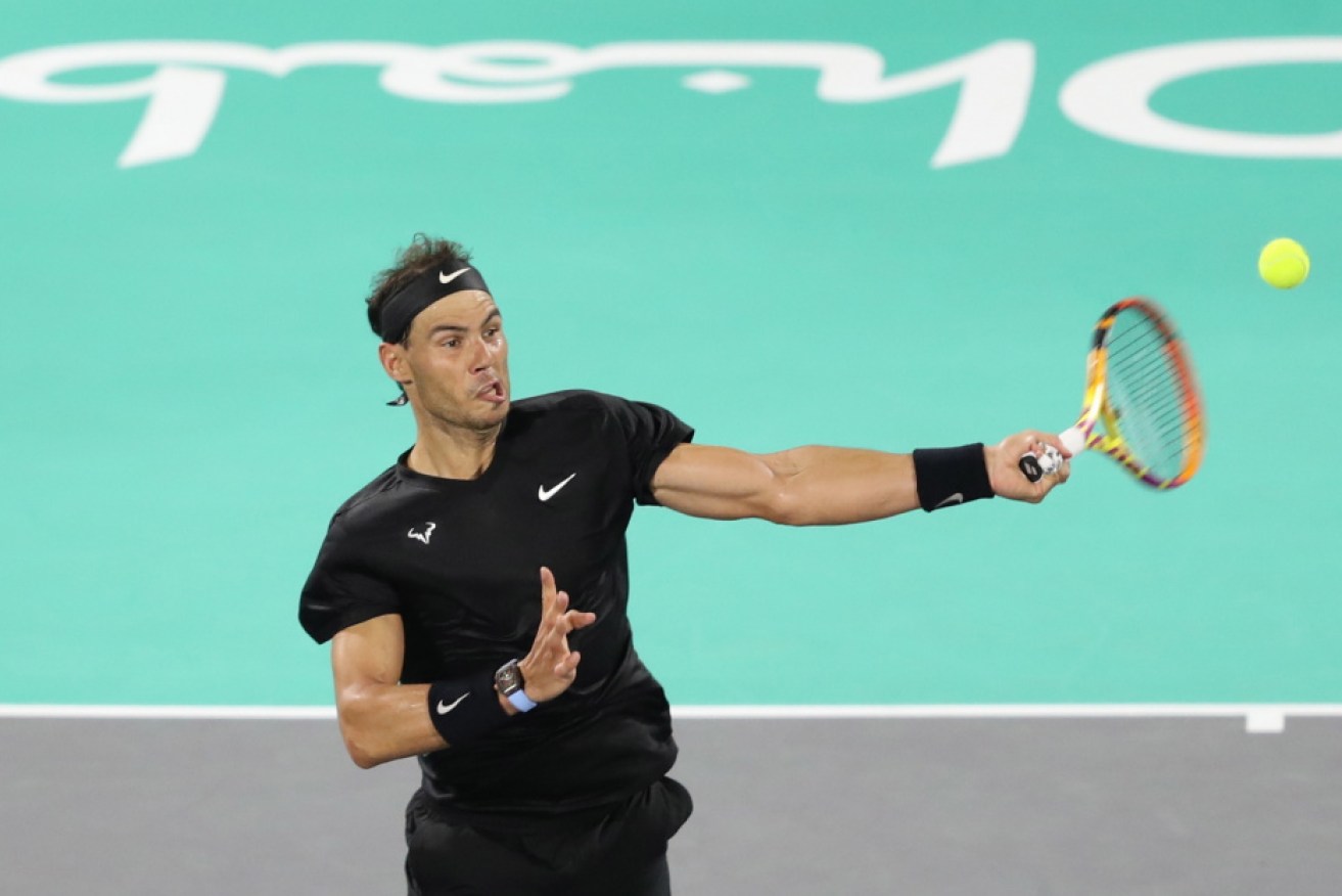 Rafael Nadal says his immediate playing future is in doubt after testing positive for COVID-19. 