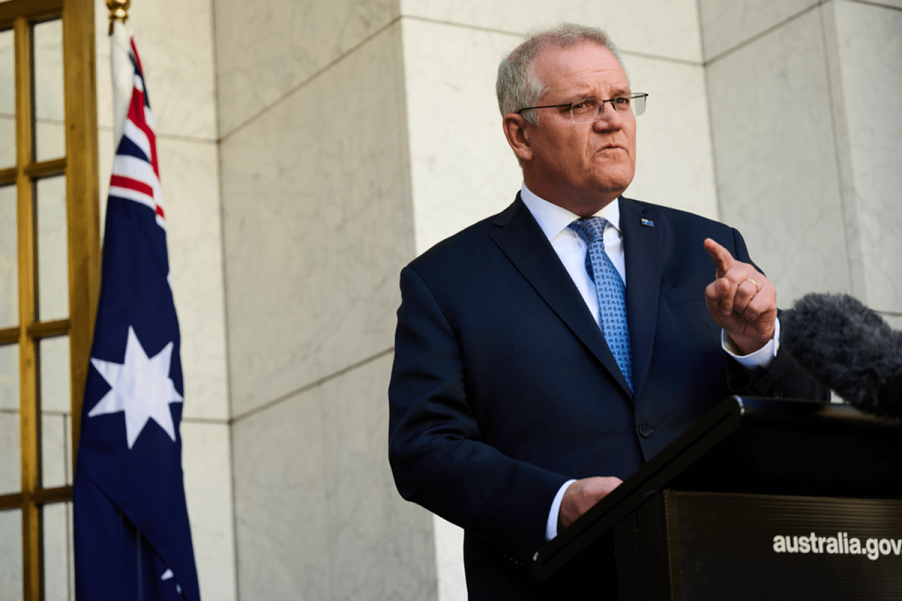 Scott Morrison announced on Wednesday the government would ramp up the booster rollout.