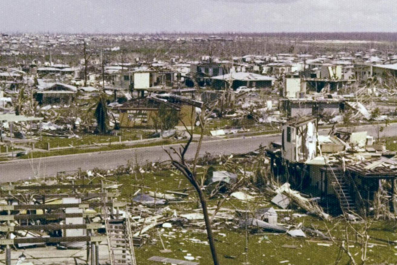 It's happened before: There wasn't much left of Darwin after Cyclone Tracy hit the town in 1974.