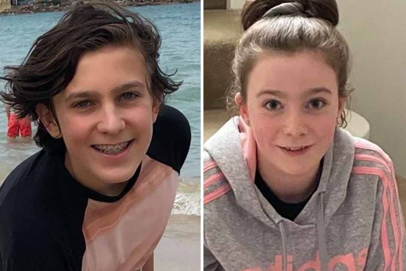 NSW Police are searching for missing siblings Eli Jones, 14, and Hannah Jones, 12.