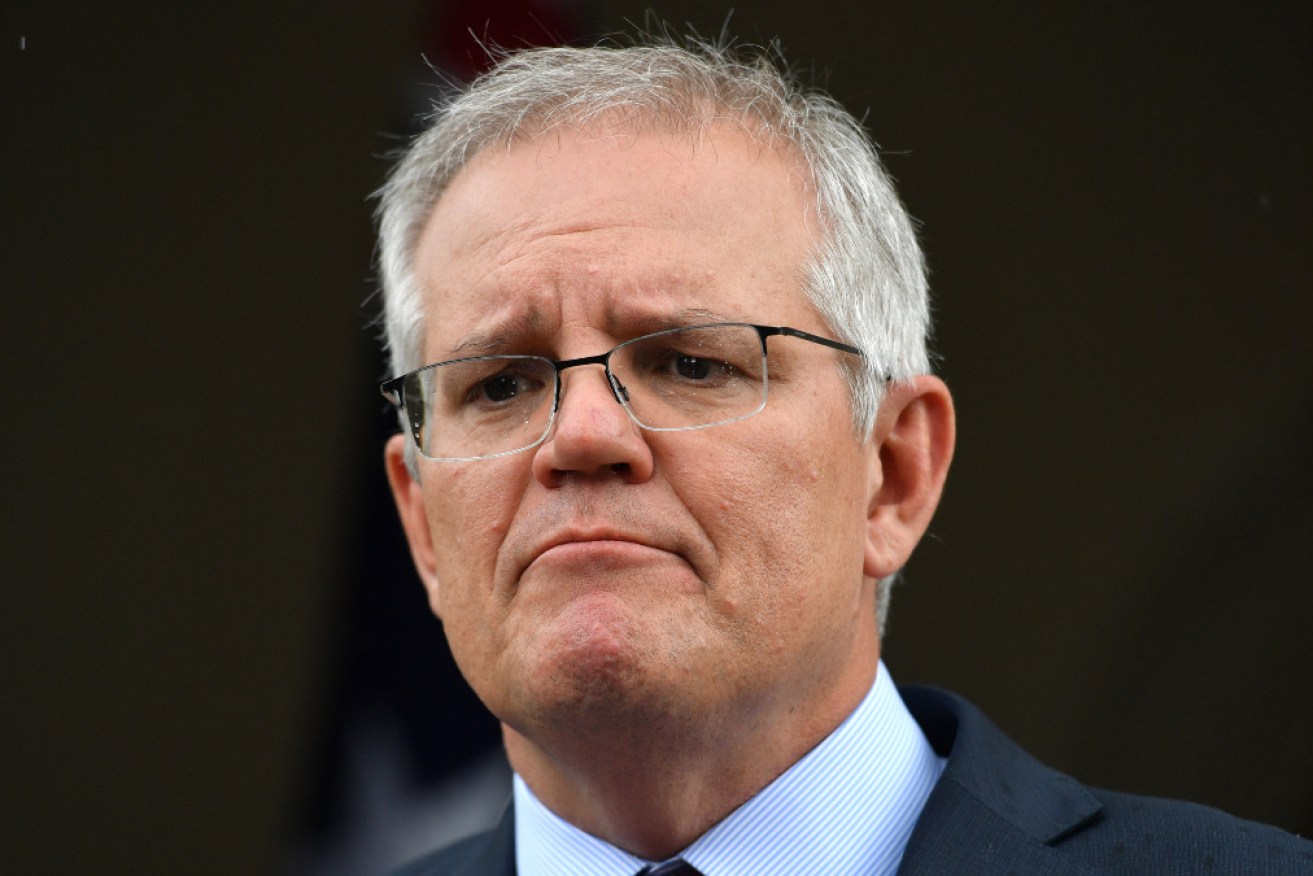 Scott Morrison has fronted Parliament for a statement of acknowledgement on workplace issues.