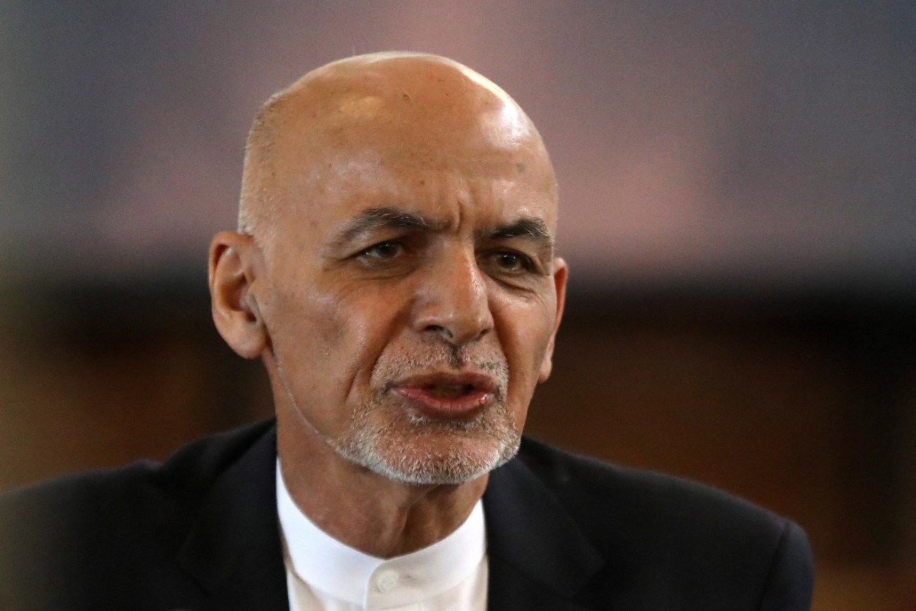 Former Afghanistan president Ashraf Ghani says his flight from Kabul was not planned.