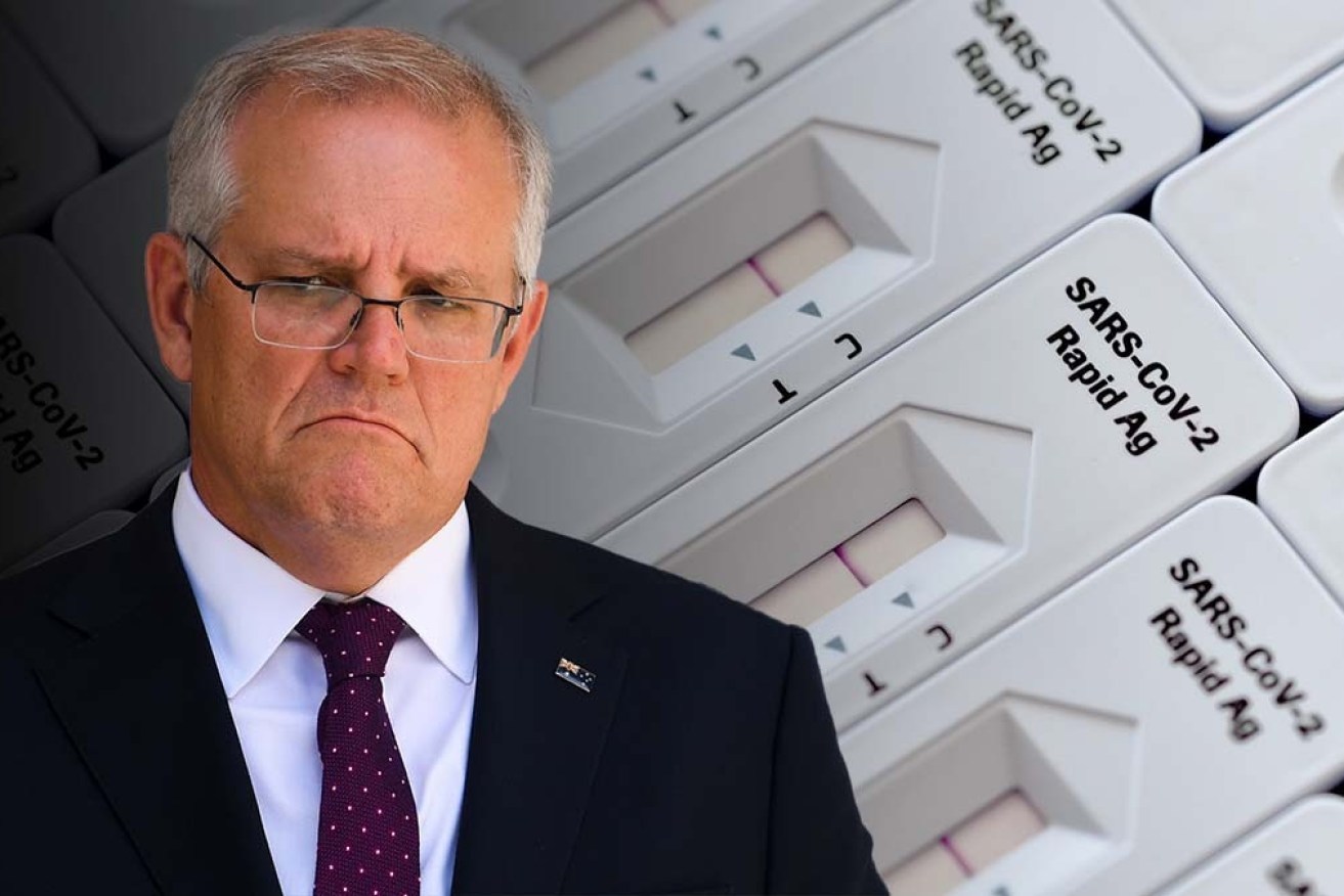 Scott Morrison is standing firm against free RATs despite waves of opposition.