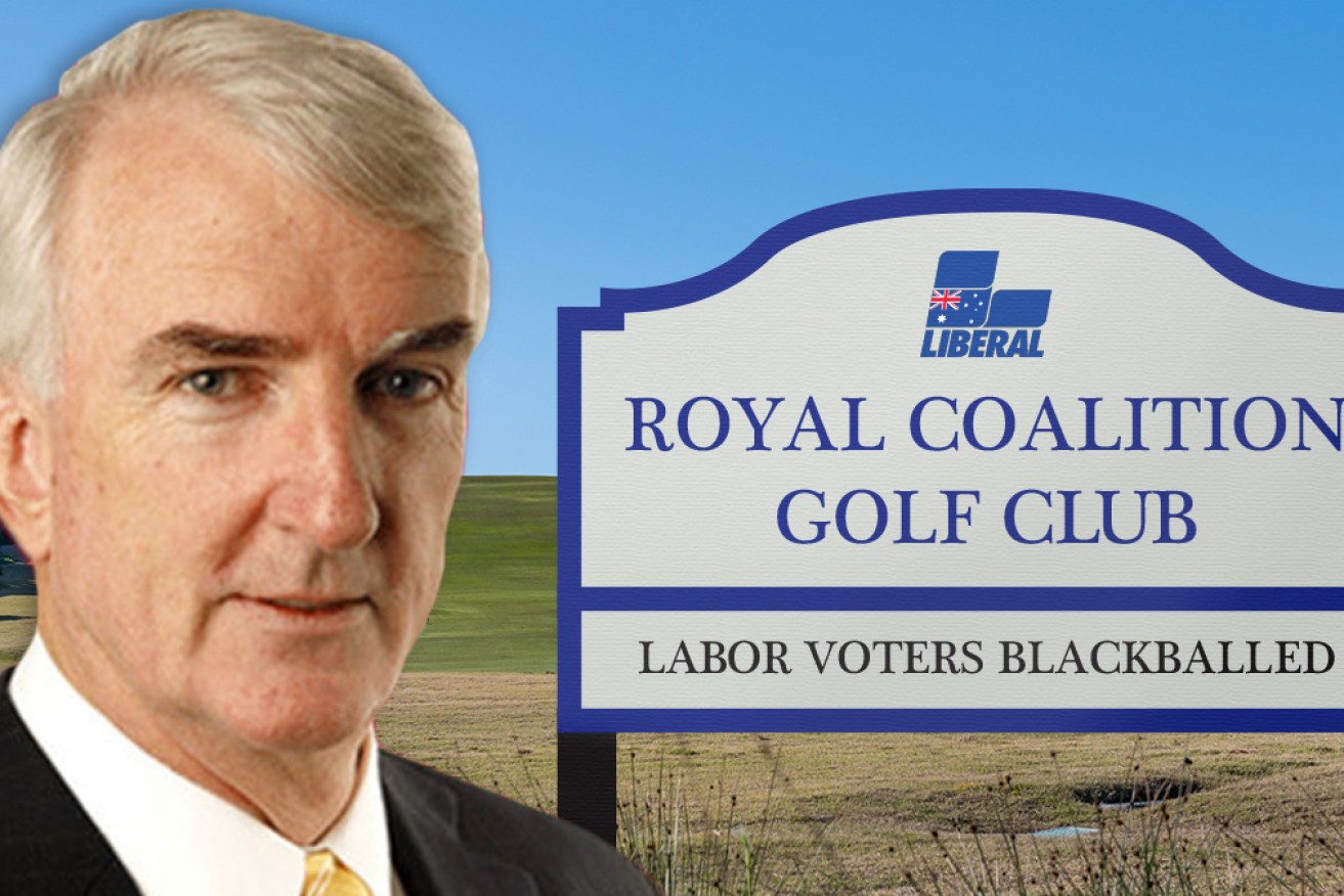 Federal grants for golf clubs have again overwhelmingly favoured Coalition seats.  