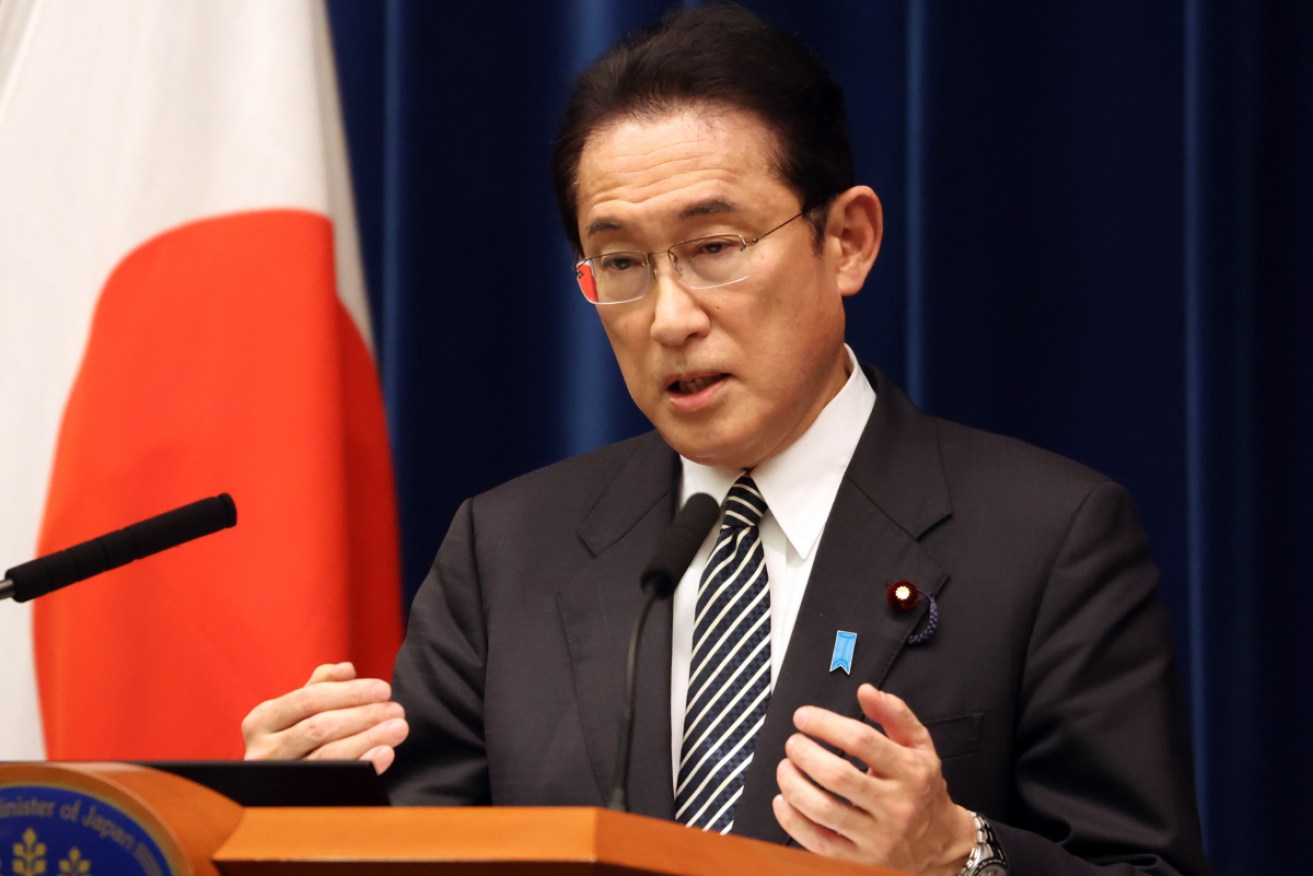 Japanese PM Fumio Kishida said North Korea's missile launches "absolutely cannot be forgiven".