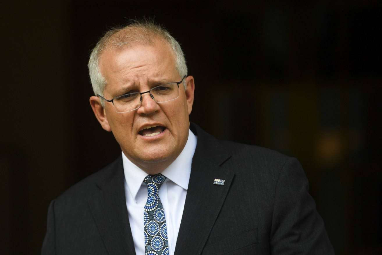 The leaked texts are scathing, but Scott Morrison insists they aren't symptoms of a faltering and divided government.<i>Photo: AAP</i>