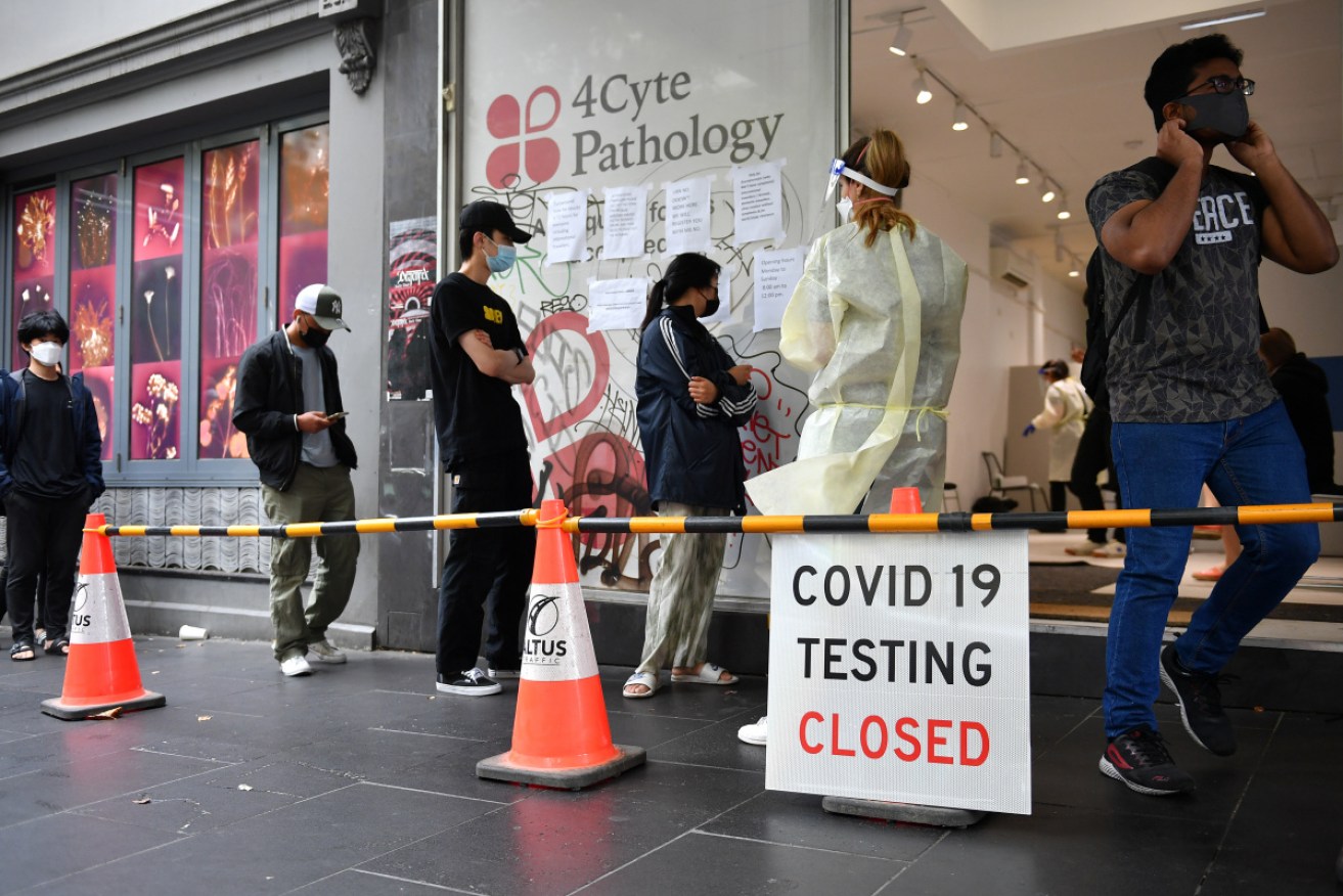 COVID-19 emergency sites are giving way to at-home RAT testing and jabs administered by GPs. <i>Photo: AAP</i>