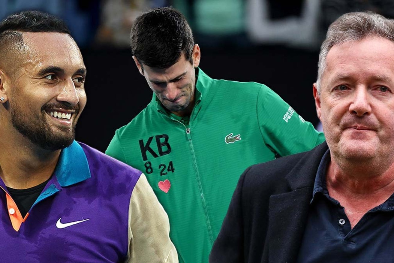 Big names from around the world have weighed in on Novak Djokovic's Australian troubles.