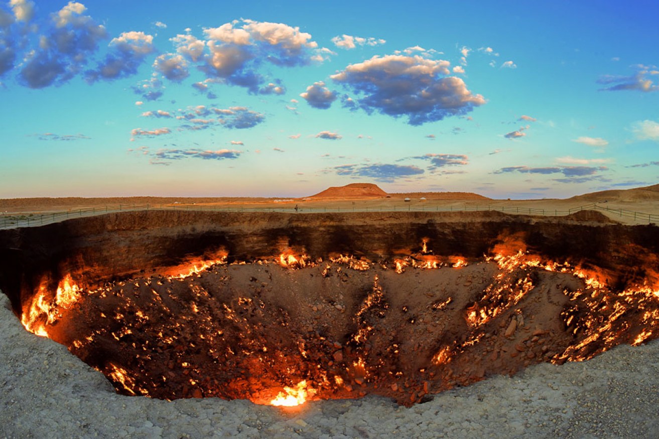 Turkmenistan's president wants to quell the burning crater known as 'Hell's Gate'. 