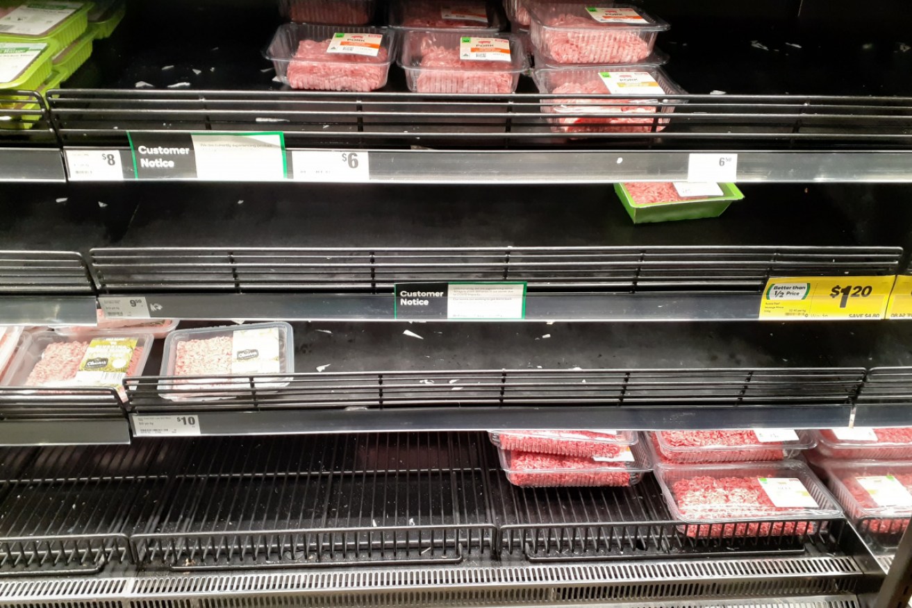 Shortages on the shelves during COVID created tense situations for staff. Photo: TND