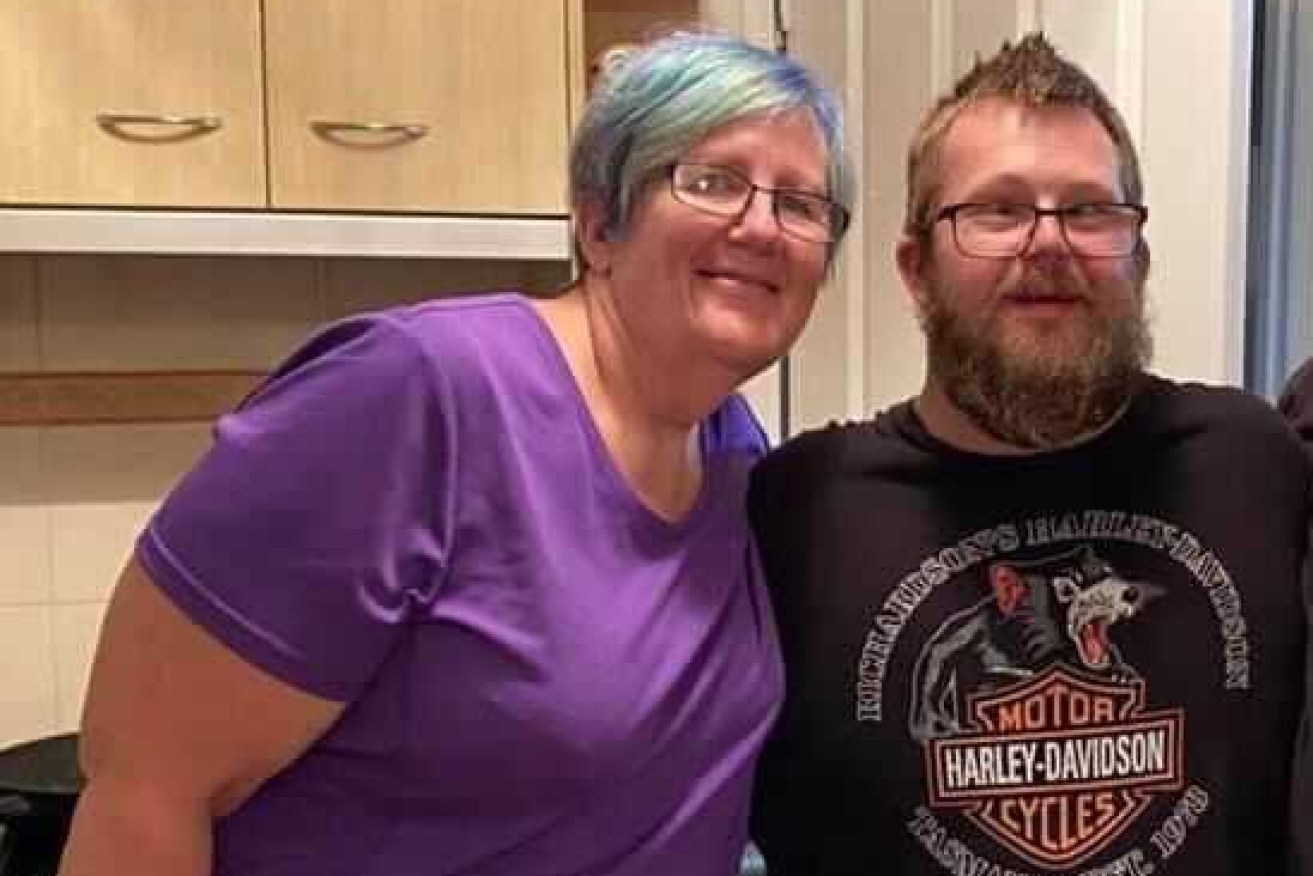 Sue Grier says the RAT test shortage is affecting the quality of care for her son, William.
