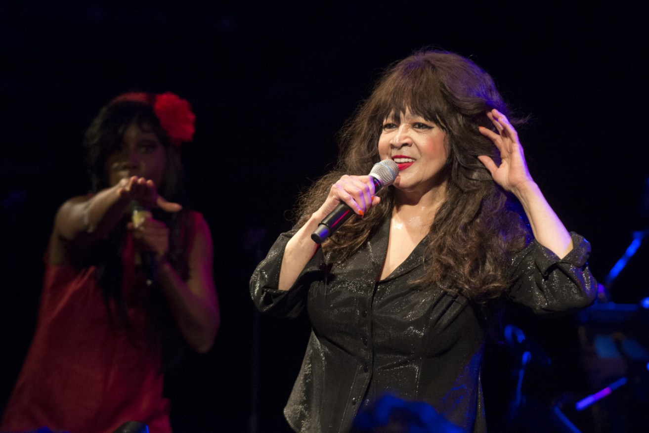 Ronnie Spector performs in Barcelona in 2018.