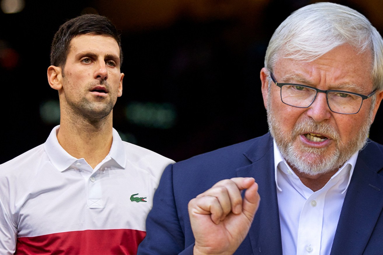 The Prime Minister's Office is using the Novak Djokovic saga as a giant distraction, writes Kevin Rudd.