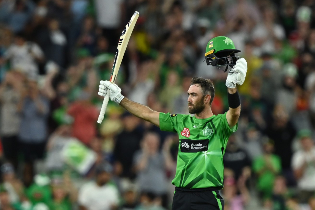 Glenn Maxwell has posted an unbeaten 154 against Hobart, the highest score in BBL history.