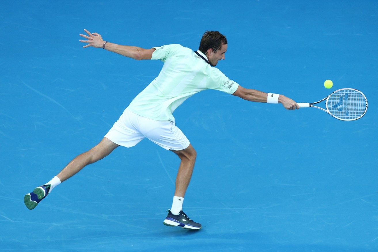 Tournament favourite Danill Medvedev bundled out Nick Kyrgios on Thursday night. 