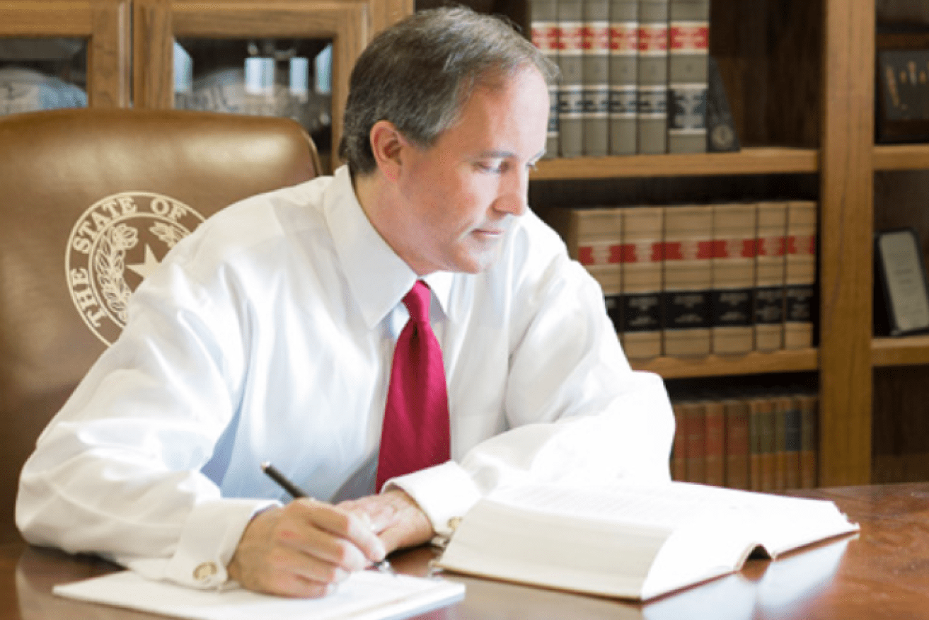 Ken Paxton whipped up the mob on January 6, 2021, now he's leaving probers in the dark. <i>Photo:  Paxton.com</i>