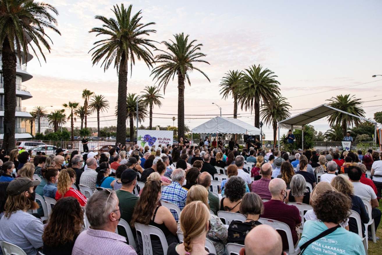 There are concerns about the spread of COVID-19 if people gather en masse on Australia Day.